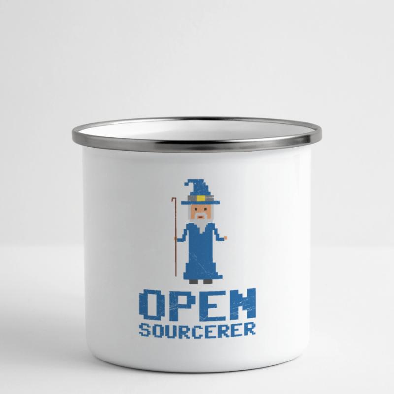 Developer Open Sourcerer Funny Gift Idea Camper Mug