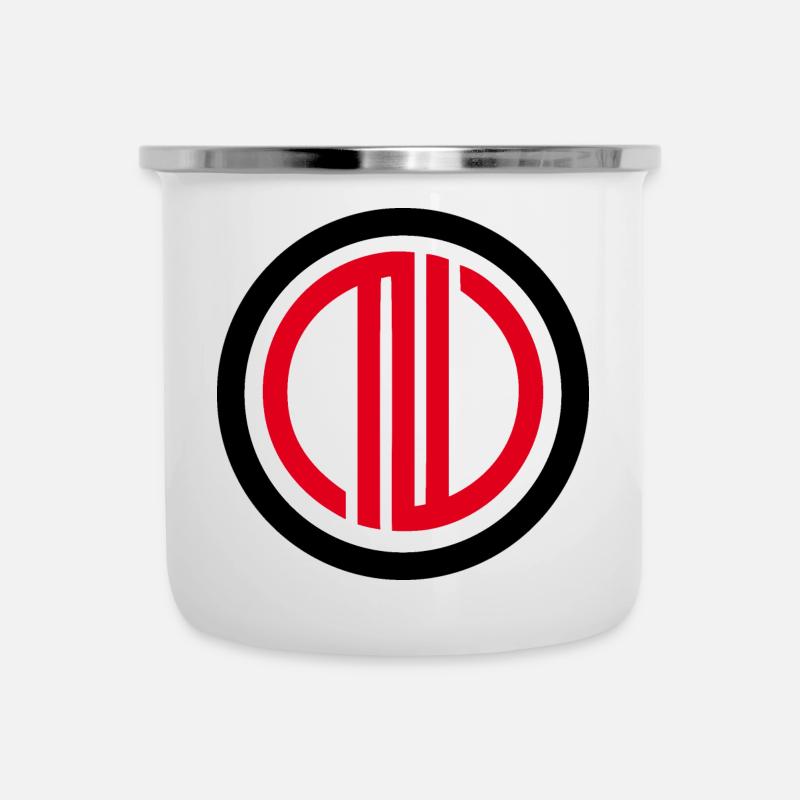 Ono Sendai Logo - Emaille-Tasse - Weiß