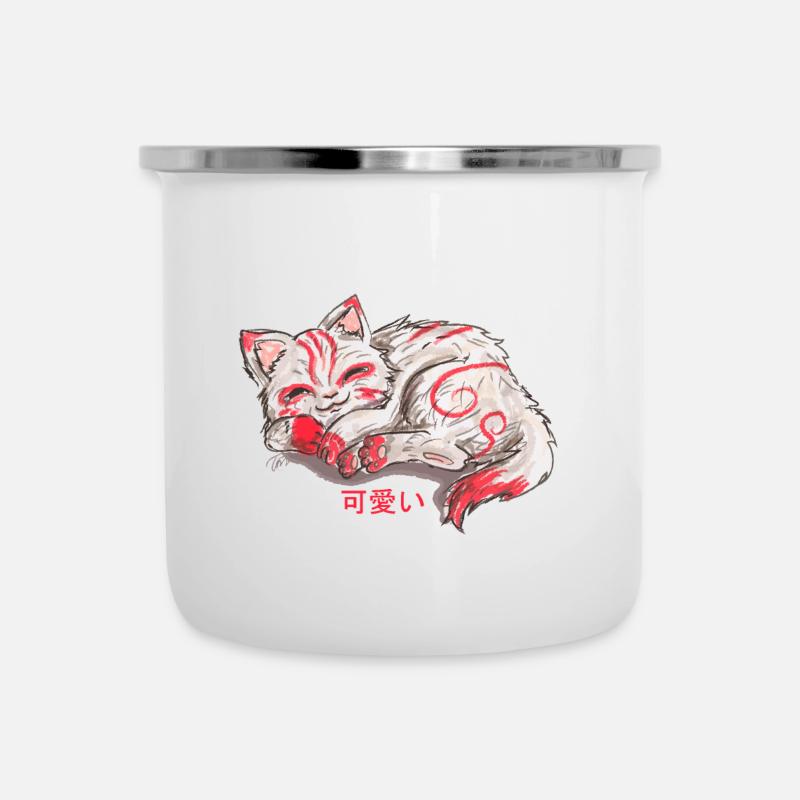 Arja - Tasse émaillée - blanc