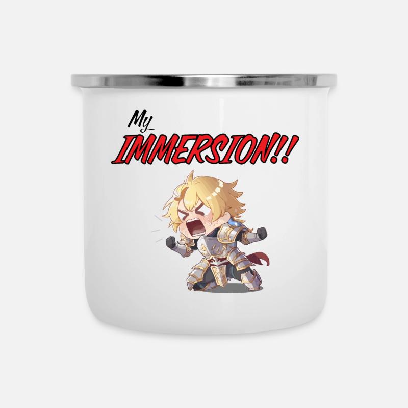 Mon immersion ! - Tasse émaillée - blanc