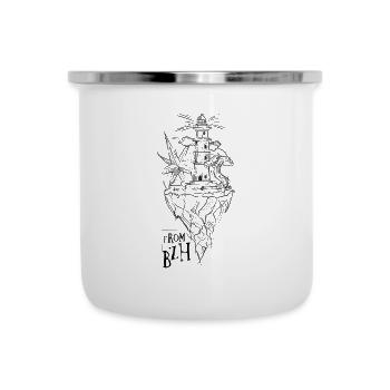 From BZH Breton from Brittany - Camper Mug - white - Front