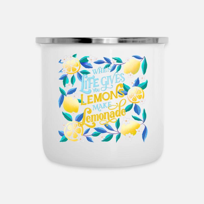 When Life Gives You Lemons - Camper Mug - white