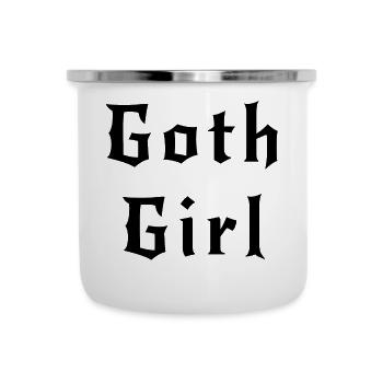 Goth girl black - Camper Mug - white - Front