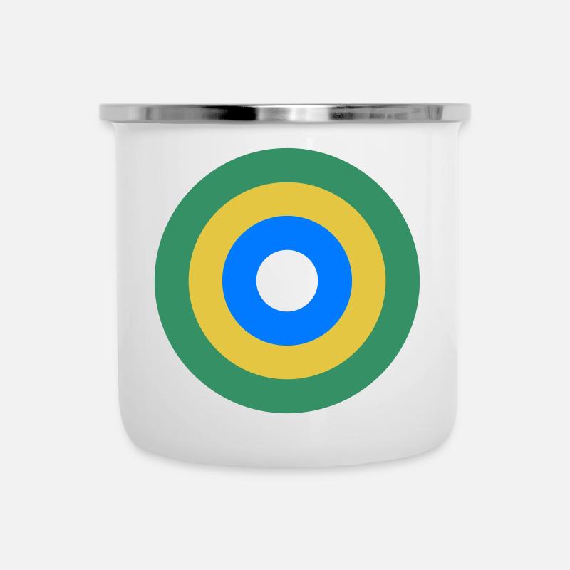 Focalisation du mauvais œil - Tasse émaillée - blanc