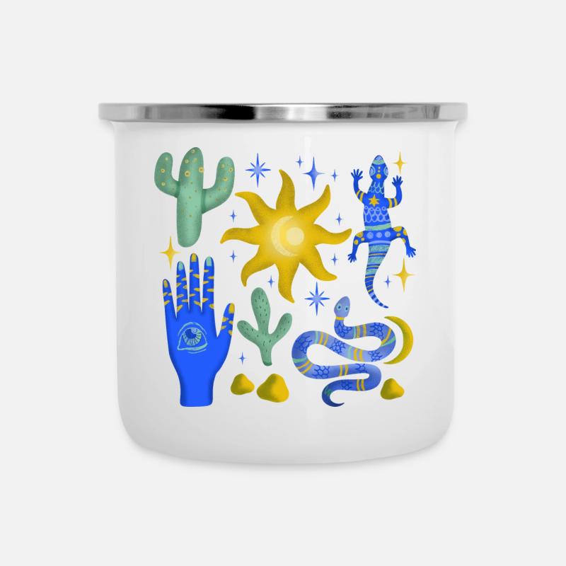 Magic Desert - Camper Mug - white