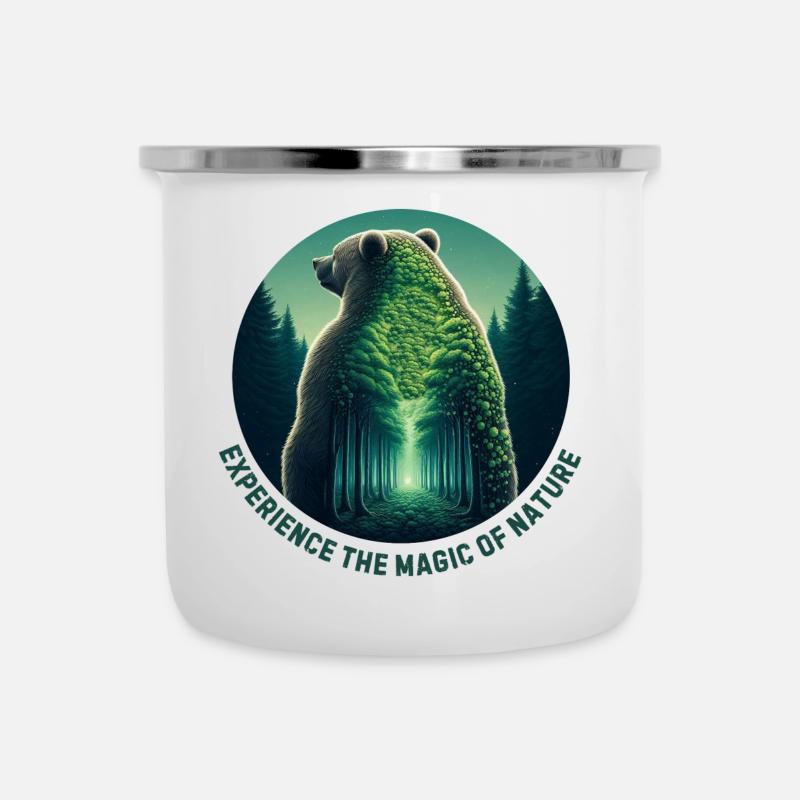 Bear - Camper Mug - white