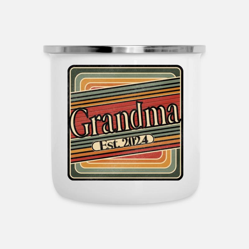 Grandma EST 2024 Retro - Camper Mug - white