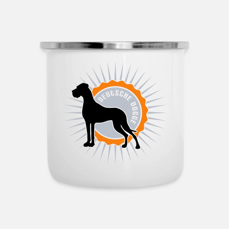 German mastiff stellar script - Camper Mug - white