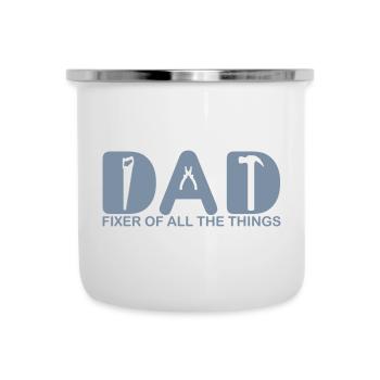 Dad. Fixer of all the things. - Camper Mug - white - Front