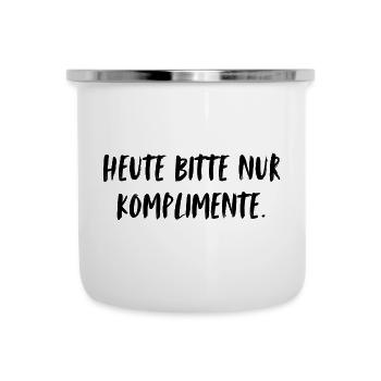 Today, please, only compliments. - Camper Mug - white - Front