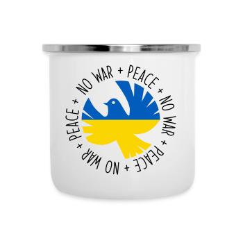 Pas de guerre - kein Krieg - Tasse émaillée - blanc - Devant