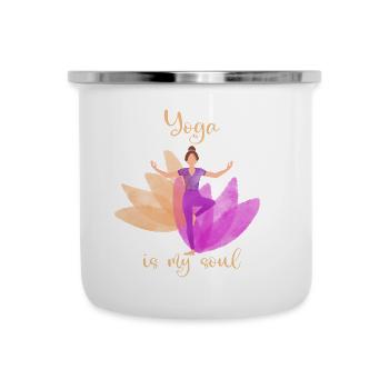 Yoga - Camper Mug - white - Front