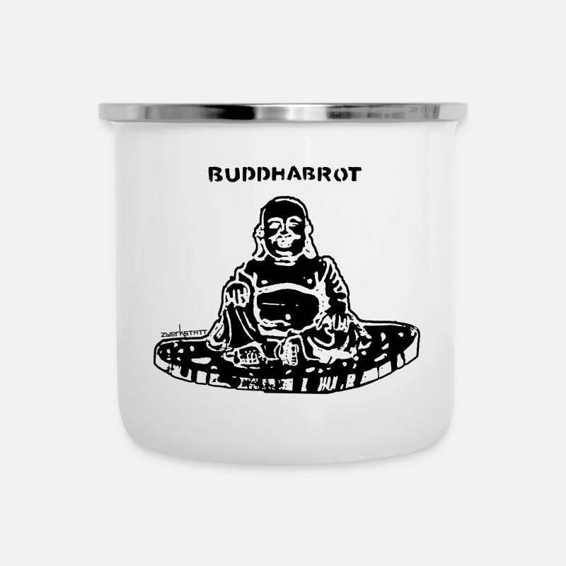 Buddhabrot - Camper Mug - white