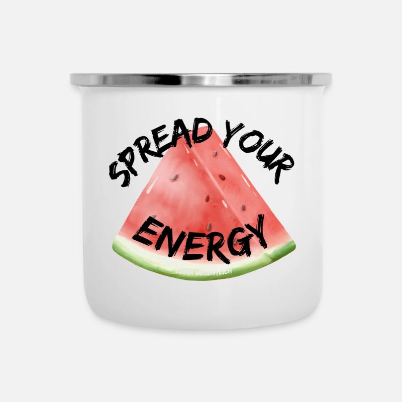 Spread your Energy - Camper Mug - white