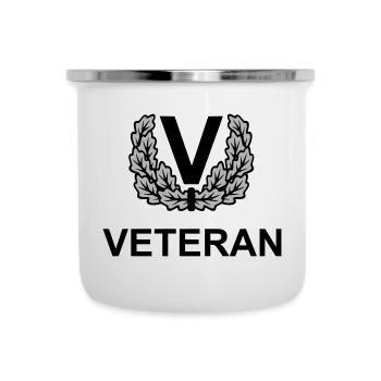 Veteran Military Bund Armed Forces Bw - Tricolor - Camper Mug - white - Front