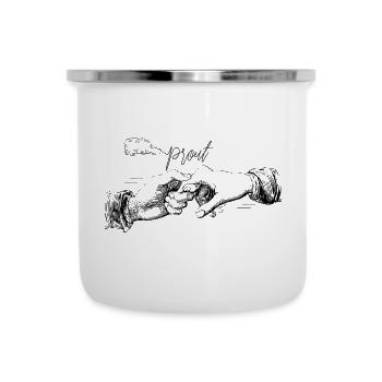 Prout - Tasse émaillée - blanc - Devant