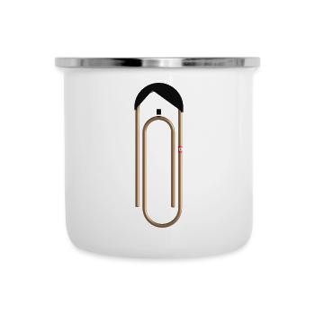 Bedolf der Große Bürokrator - Emaille-Tasse - Weiß - Vorne