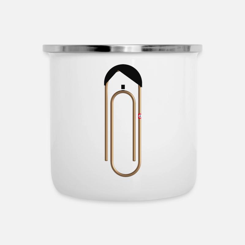 Bedolf der Große Bürokrator - Emaille-Tasse - Weiß