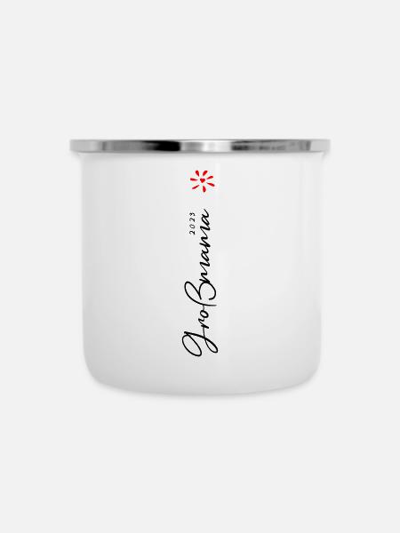 Großmama 2023 - Emaille-Tasse - Weiß