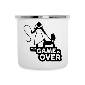 game over junggesellenabschied - Emaille-Tasse - Weiß - Vorne