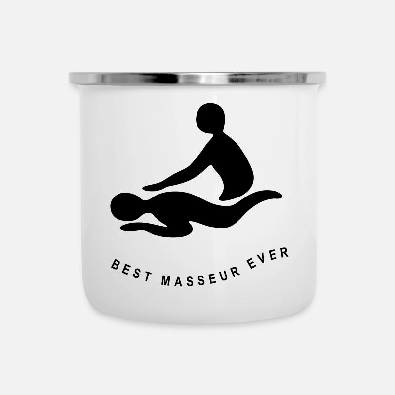 BEST MASSEUR EVER - Camper Mug - white