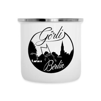 Görli Görlitzer Park - Emaille-Tasse - Weiß - Vorne