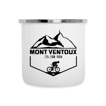 Mont Ventoux Black Edition - Tasse émaillée - blanc - Devant