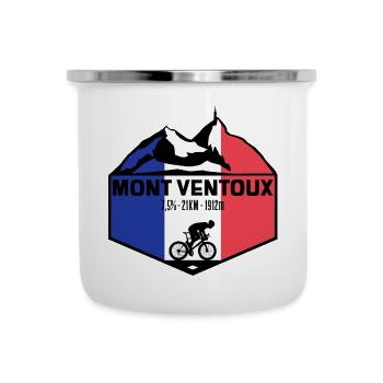 Mont Ventoux - Tasse émaillée - blanc - Devant