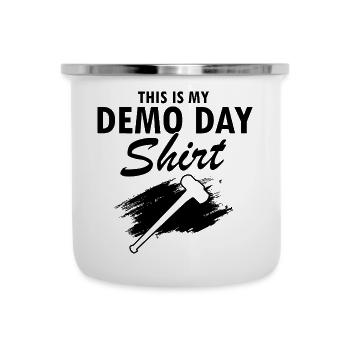 House demolition and house renovation - Camper Mug - white - Front