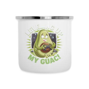 Avocado Leveling Up My Guac - Camper Mug - white - Front