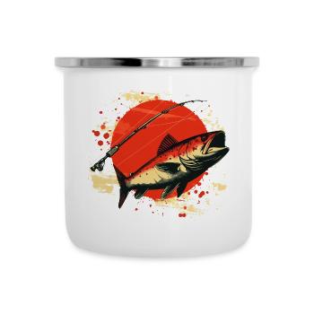Fishing Graph - Camper Mug - white - Front