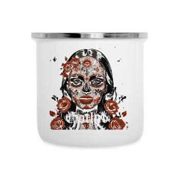 Gothic woman - Camper Mug - white - Front