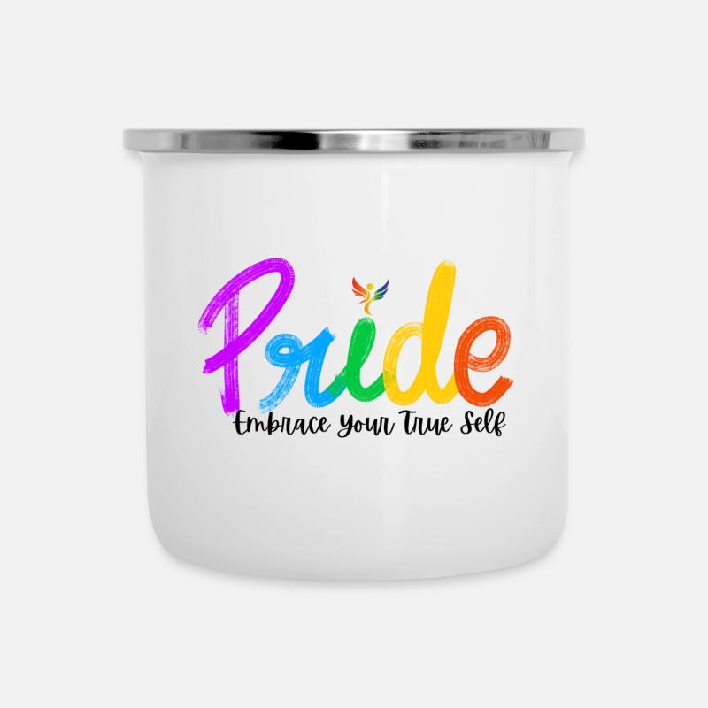Pride Embrace your true self - Camper Mug - white