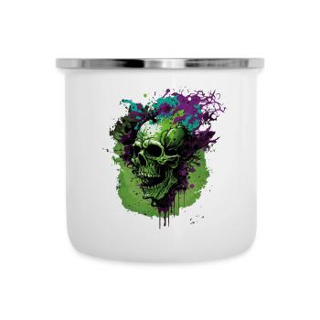 Skull - Camper Mug - white - Front