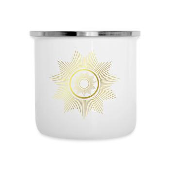 Rays - Graphics - Graphic Design - Geometry - Camper Mug - white - Front
