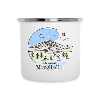 Mongibello Etna Etna volcano mountain Sicily Italy - Camper Mug - white - Front