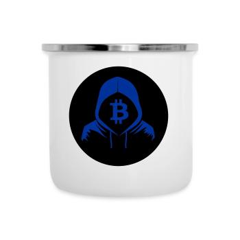 Bitcon BTC Sign Crypto - Camper Mug - white - Front