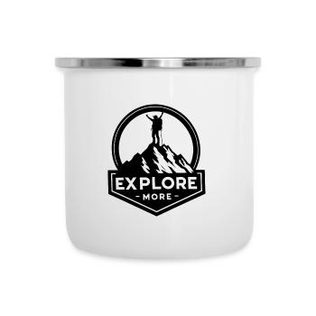 Explore more - Wanderer - Camper Mug - white - Front
