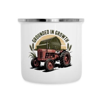 Grounded in Growth - Camper Mug - white - Front