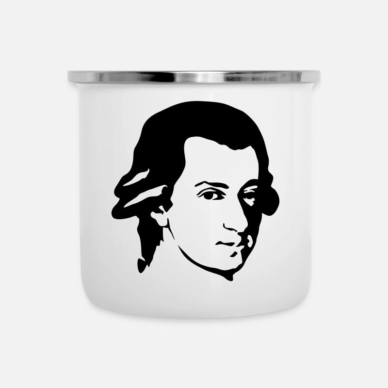 Mozart - Emaljekrus - hvid