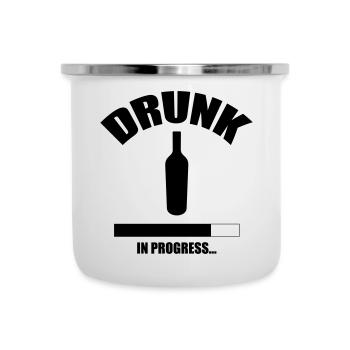 Drunk in progress... - Camper Mug - white - Front