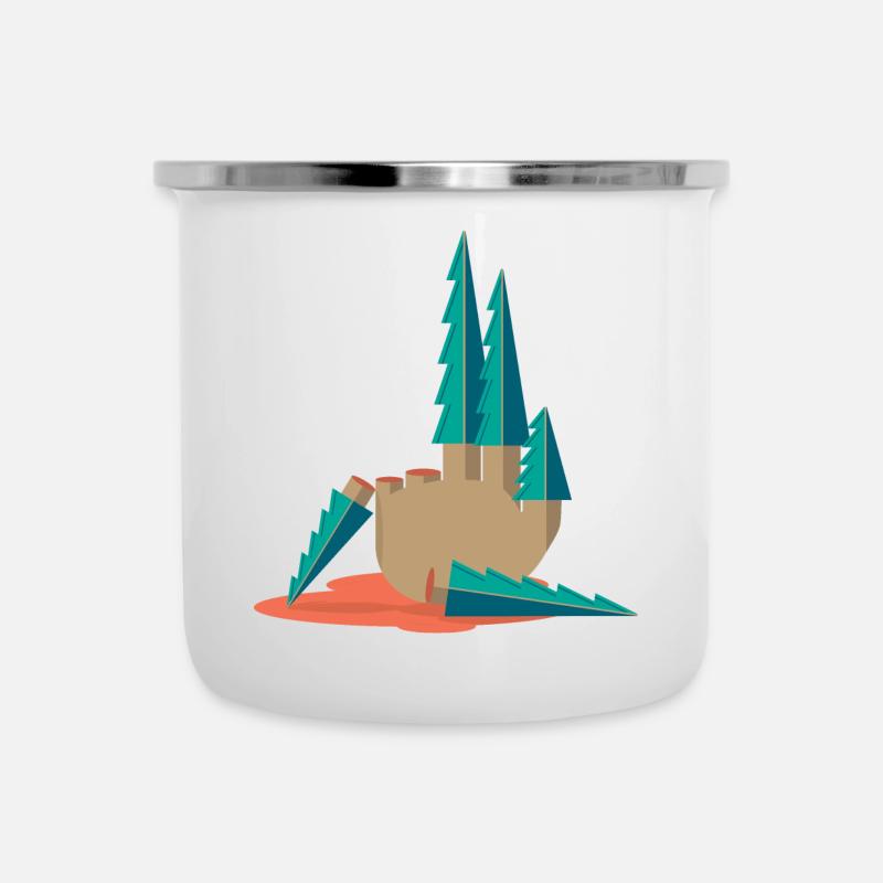 T(h)reefinger death punch - Camper Mug - white