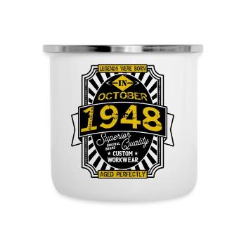 1948 OCTOBER - Camper Mug - white - Front