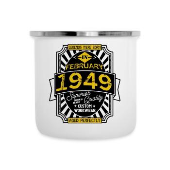 1949 FEBRUARY - Camper Mug - white - Front
