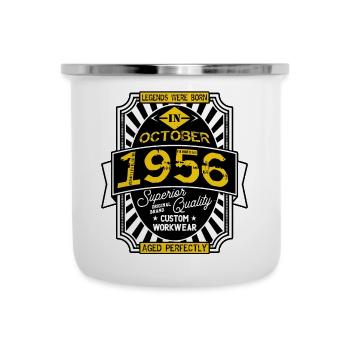 1956 OCTOBER - Camper Mug - white - Front