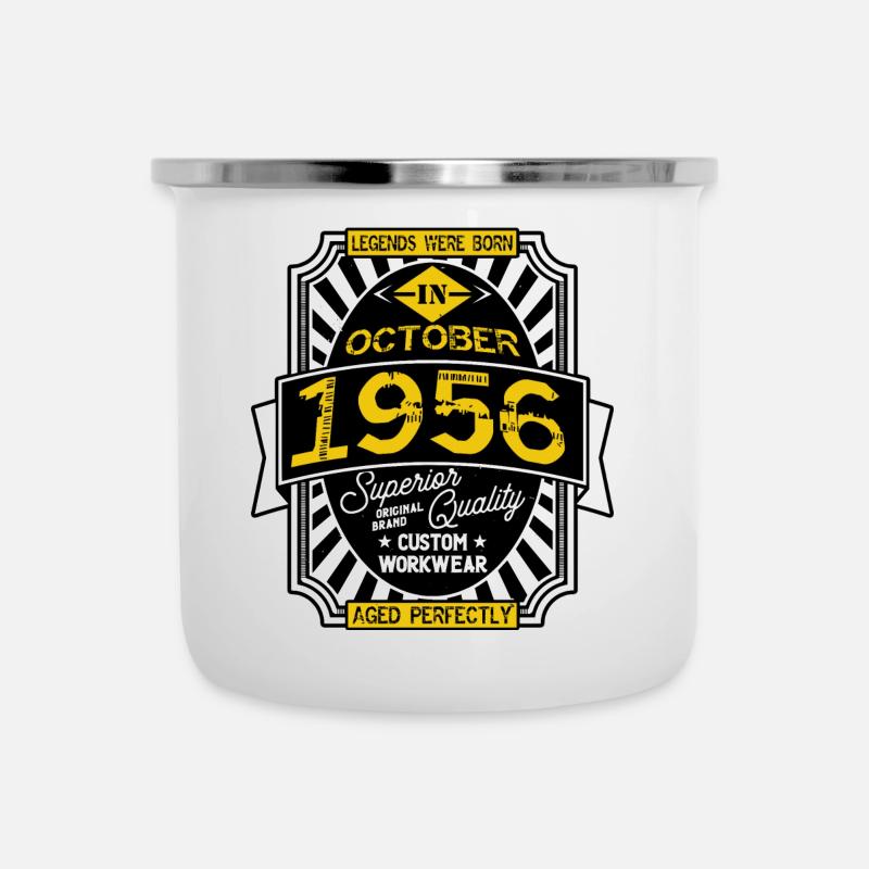 1956 OCTOBER - Camper Mug - white