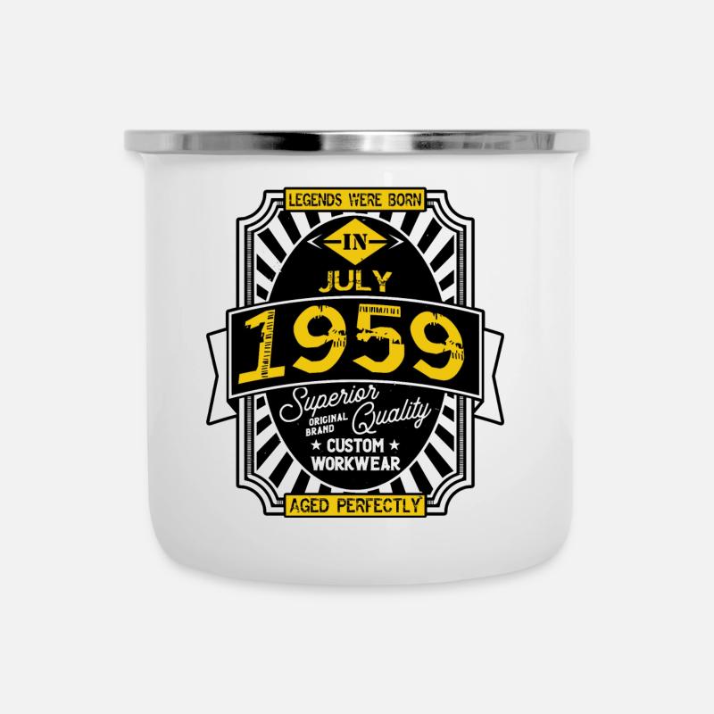 1959 JULY - Camper Mug - white