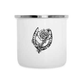 horseshoe brings good luck - Camper Mug - white - Front