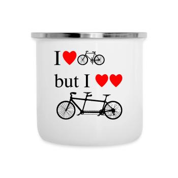 I love tandem - Camper Mug - white - Front