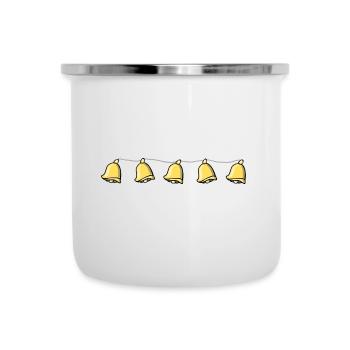 golden bell bell line tones chain - Camper Mug - white - Front